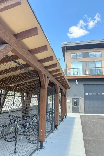 ACS Project - 121 Bow Meadows - Canmore - bike rack