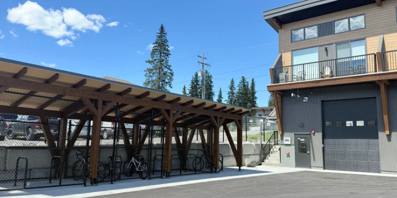 ACS Project - 121 Bow Meadows - Canmore - bike racks