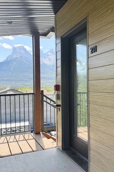 ACS Project - 121 Bow Meadows - Canmore - doorway