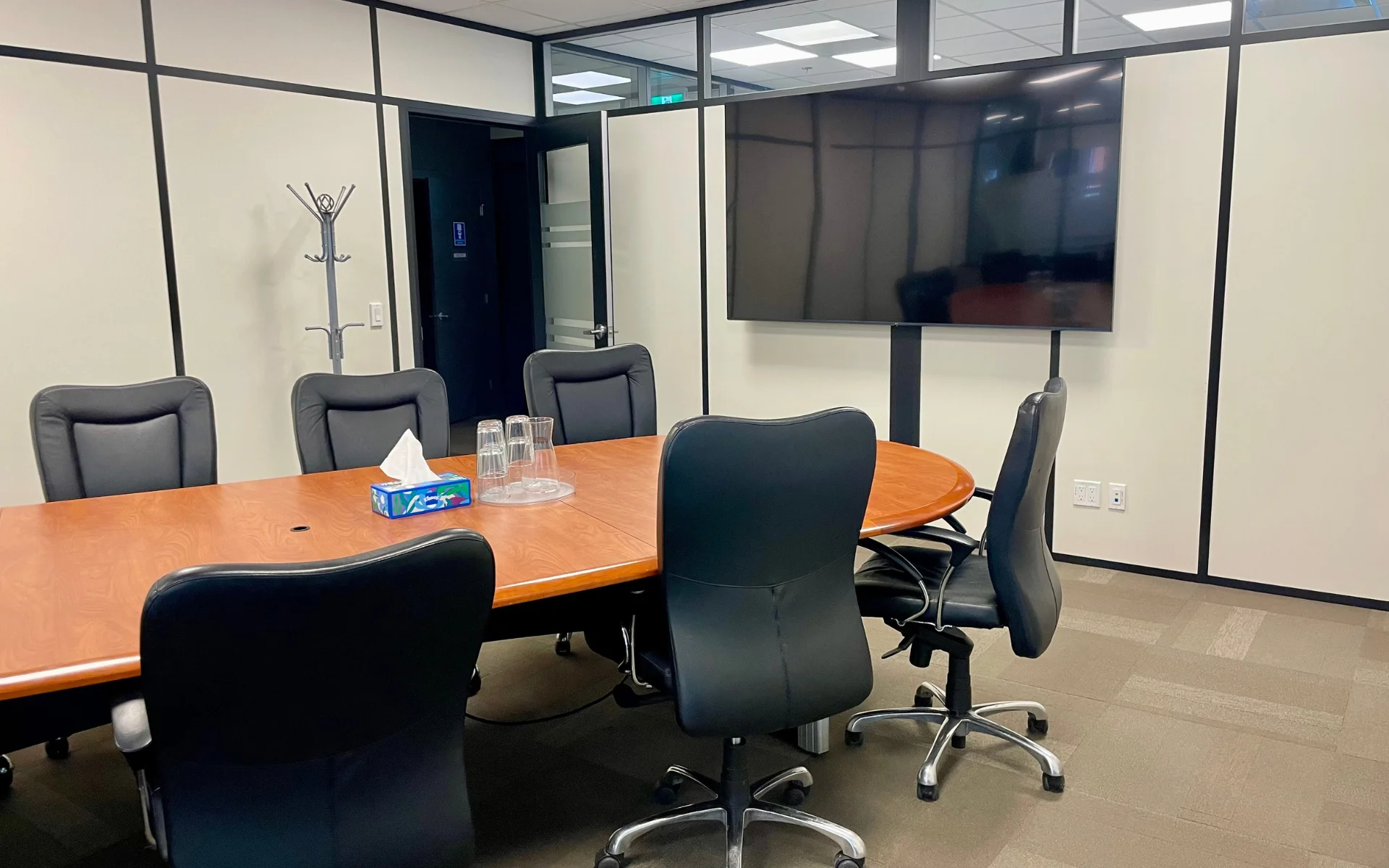 Ashton Construction Services (ACS) - Tourism Canmore Kananaskis - Office Renovation - boardroom