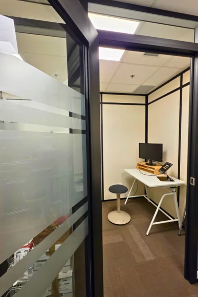 Ashton Construction Services (ACS) - Tourism Canmore Kananaskis - Office Renovation - focus room