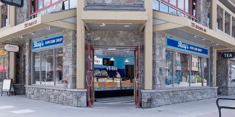 Ashton Construction Services - Mary's Popcorn Canmore - May 2026 - outside