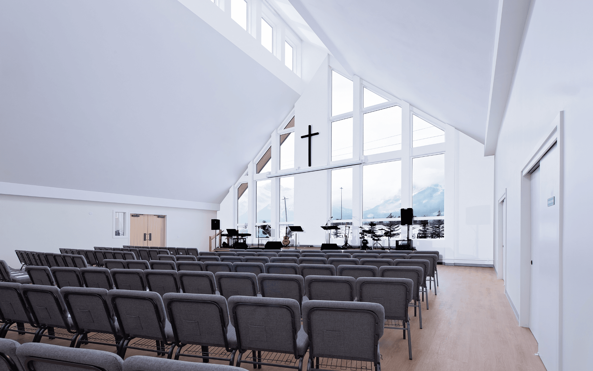Ashton Construction Services - Trinity Bible Church - Canmore, Alberta - sanctuary 2 Ashton Construction Services - Trinity Bible Church - Canmore, Alberta - sanctuary 2
