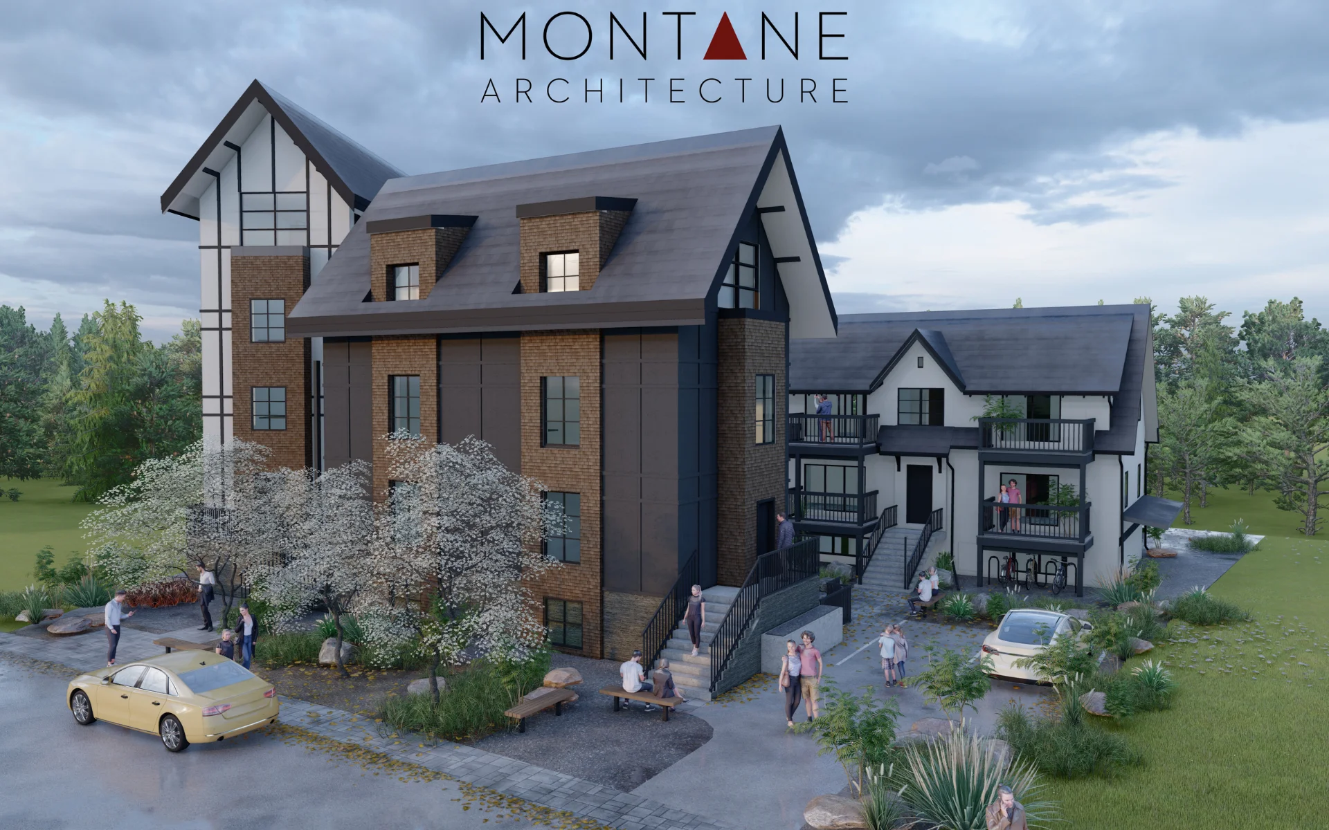 Canalta Banff Employee Housing Project - Montane Architecture - Ashton Construction Services - render 1